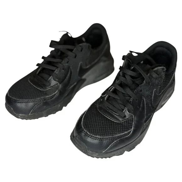 Nike Air Max Excess Womens Mens Black Grey Mesh Lace-Up Cushion Sneakers Size 7 - Picture 2 of 11